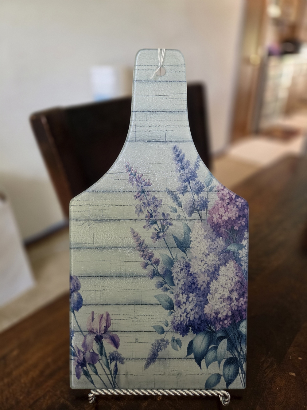 Floral Lavender Decorative Cutting Board/Chaucuterie Board